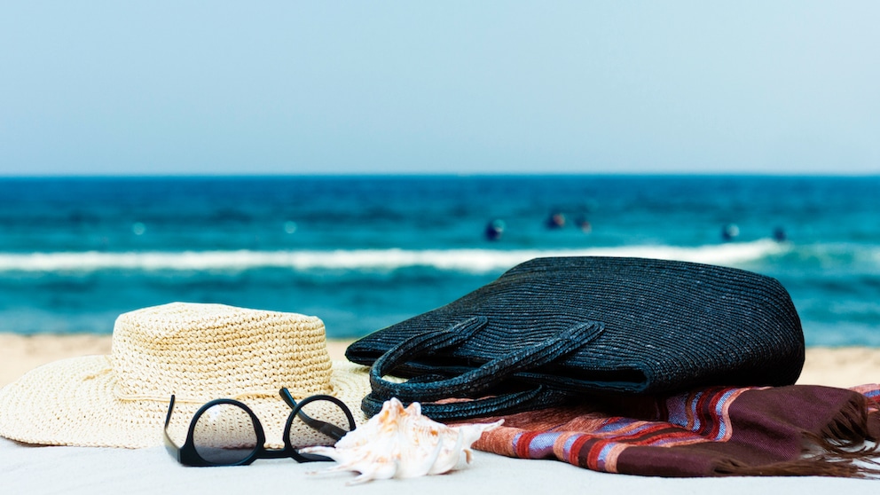 Wertsachen am Strand