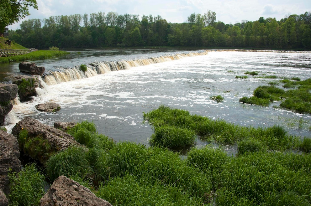 Der Ventas Rumba in Lettland ist Europas breitester Wasserfall