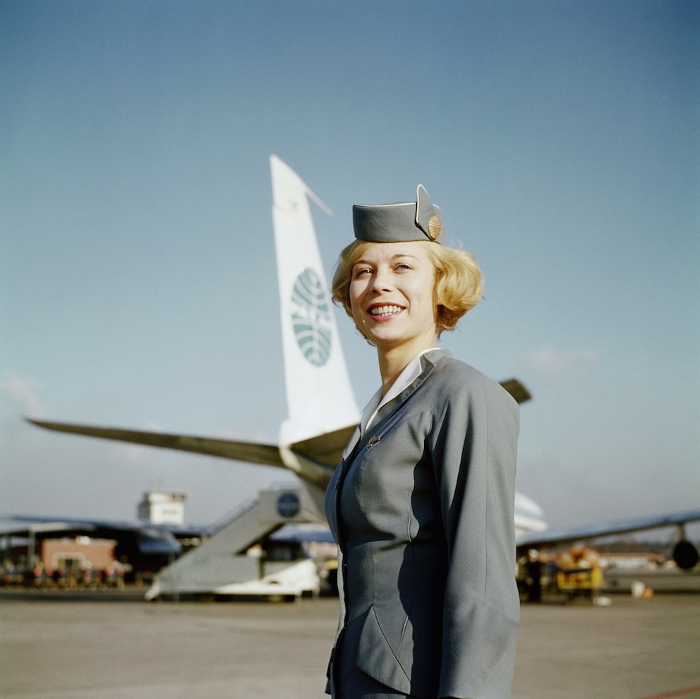 Flugbegleiterin der Pan Am, 1962