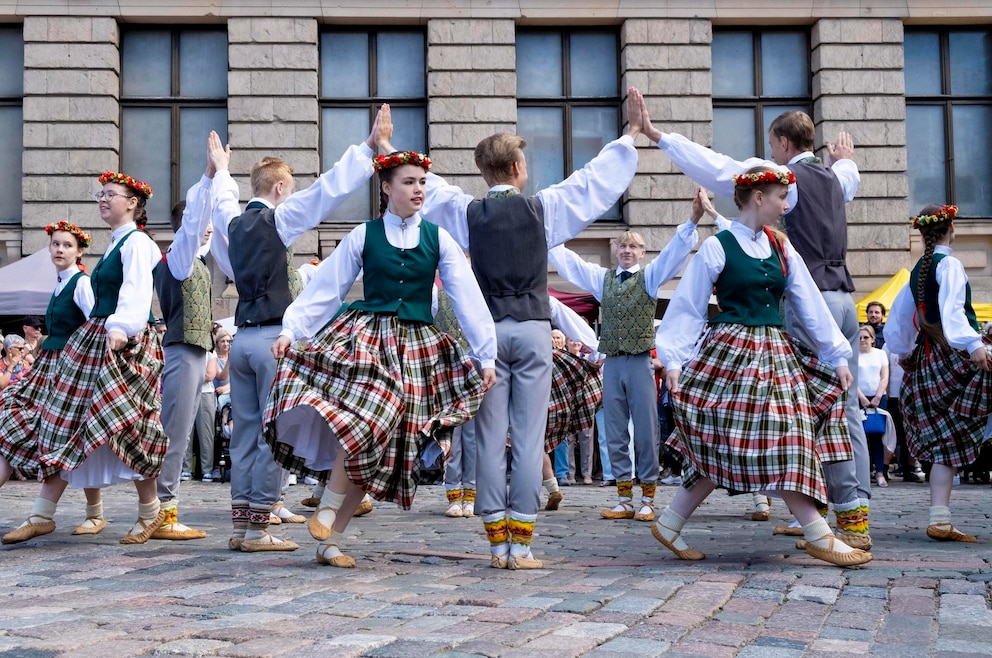 Das Līgo-Fest in Lettland