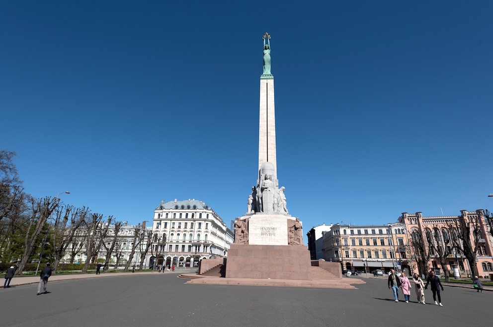 Das Freiheitsdenkmal in Riga