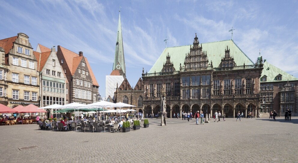 Germany, Bremen, Market, Town Hall, UNESCO World Heritage