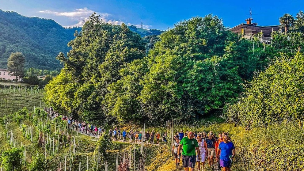 Das Dorf Valdobbiadene unterstützt seinen Bürgermeister tatkräftig beim Abnehmen