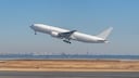 Flugzeug beim Durchstarten