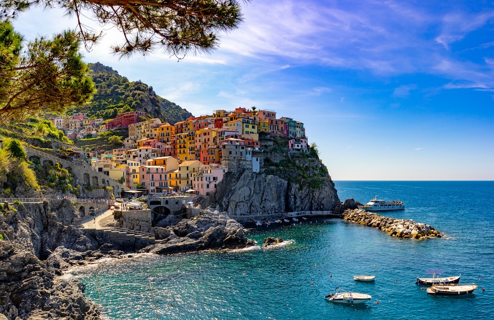 Manarola gehört zur Cinque Terre in Italien