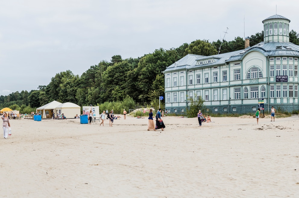 Jūrmala ist ein beliebter Badeort in Lettland