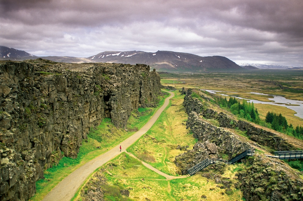 Der Thingvellir-Nationalpark liegt östlich von Islands Hauptstadt Reykjavík 
