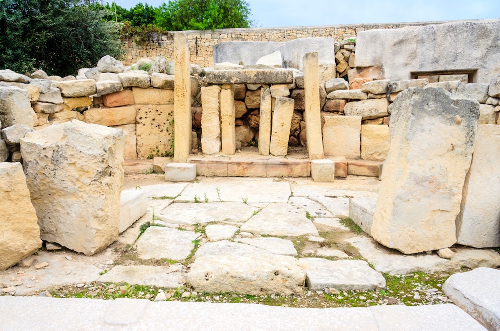 Der Tempel von Tarxien ist eine Ausgrabungsstätte auf Malta