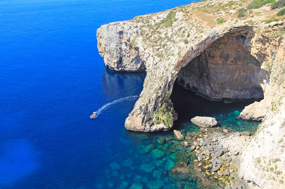 Die Blaue Grotte im Südwesten Maltas