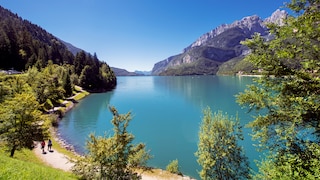 Molveno See in Trentino, Italien