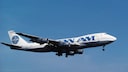 Eine Maschine der Pan Am beim Landeanflug