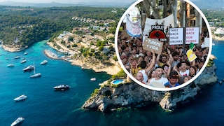 In Palma de Mallorca sind am Wochenende zehntausende Einheimische gegen den Massentourismus auf die Straße gegangen