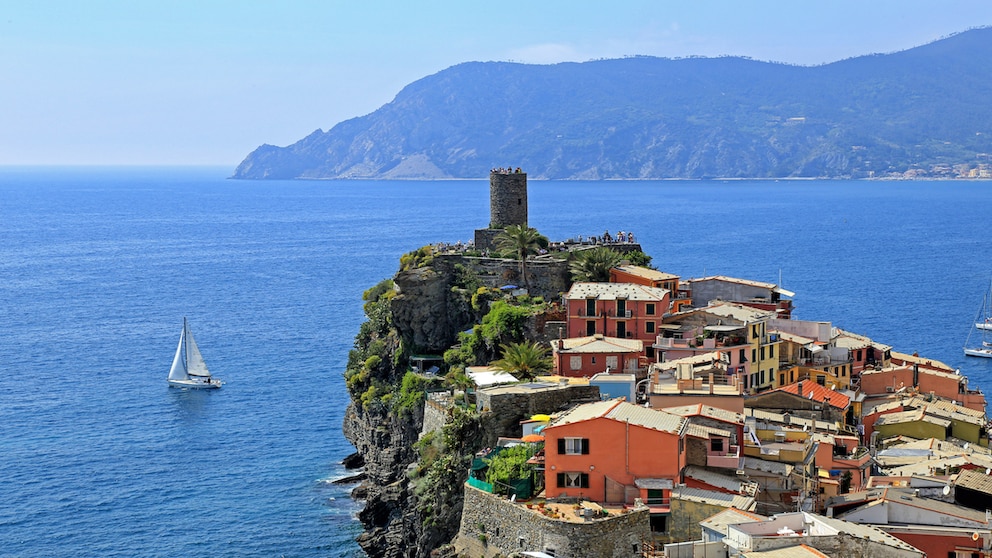 Vernazza, Cinque Terre, schöne Strände in Ligurien