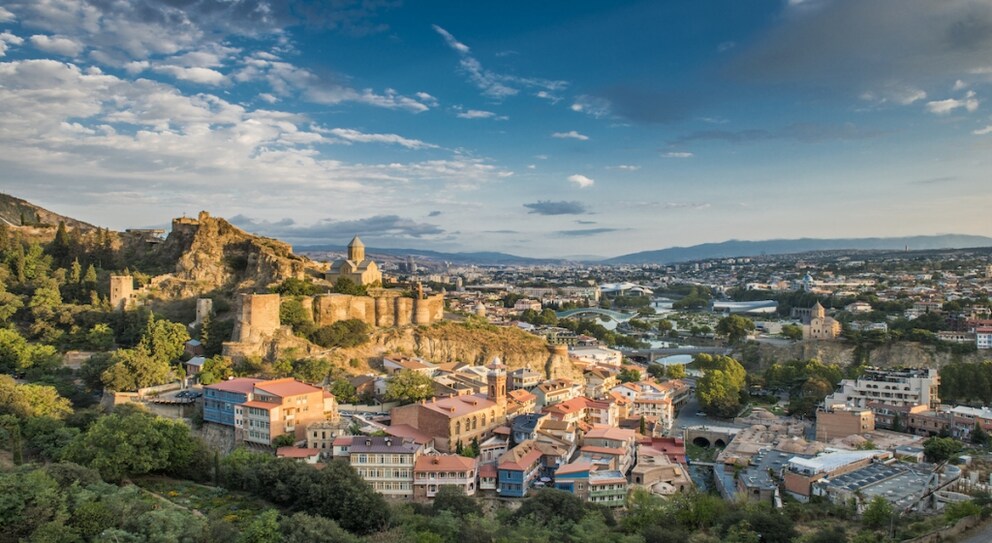 The Georgian city of Tbilisi impresses with a stunning backdrop and is perfect for a September vacation