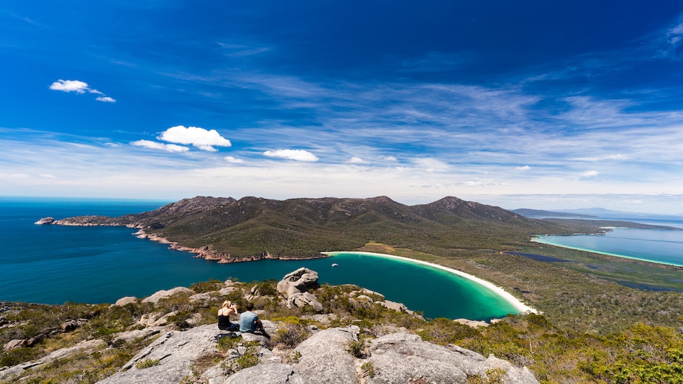 Traumstrände bieten die Whitsundays zuhauf – zum Beispiel am Hill Inlet