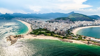 Die Copacabana in Rio de Janeiro