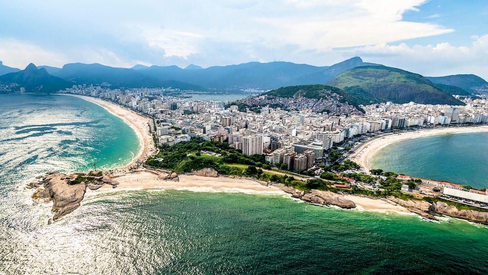 Die Copacabana in Rio de Janeiro