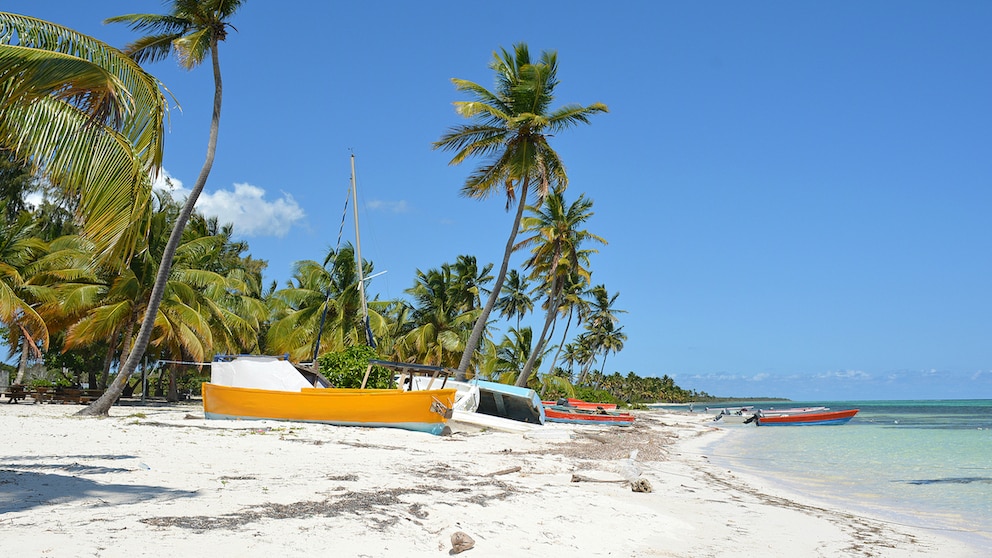 Wie im Paradies sieht es am Strand von Mano Juan in der Dominikanischen Republik aus