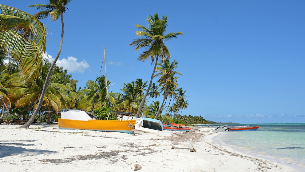 Wie im Paradies sieht es am Strand von Mano Juan in der Dominikanischen Republik aus