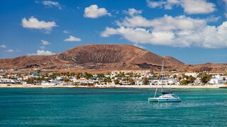 Die Küstenstadt Corralejo auf Fuerteventura