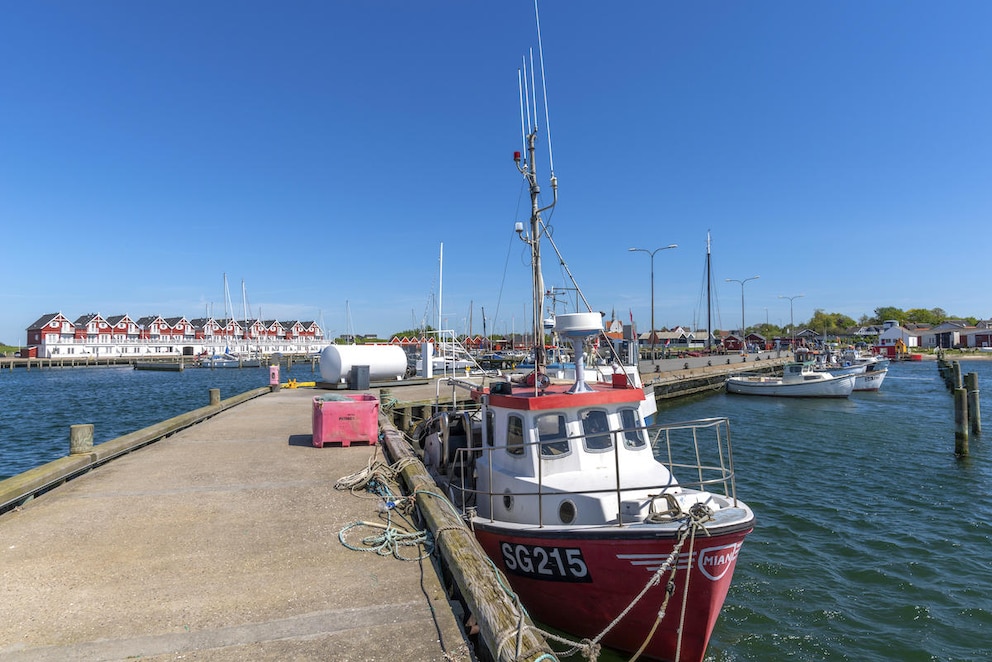 Auch Bagenkop hat einen Hafen, der sich sehen lassen kann