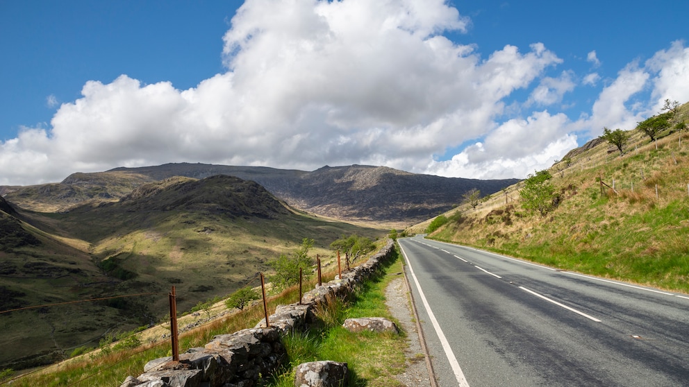 Berglandschaft von Snowdonia in Wales