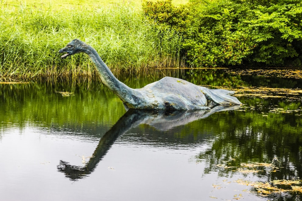 Nessie-Statue in Drumnadrochit