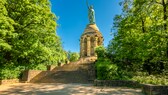 Das Hermannsdenkmal steht in Detmold, der grünsten Stadt Deutschlands