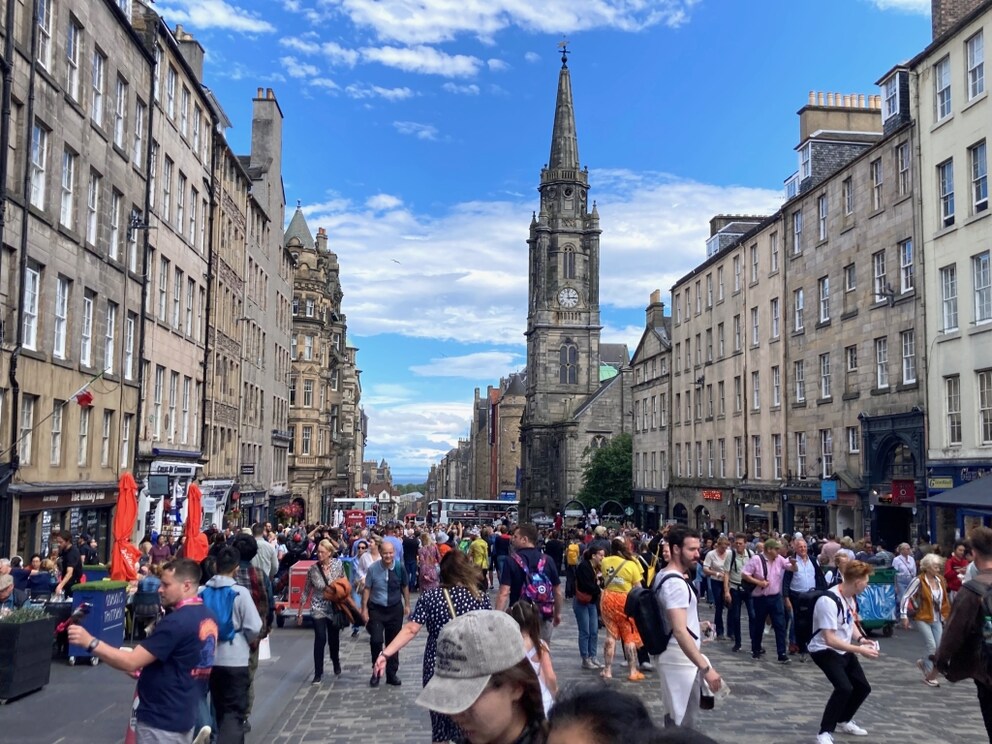 Die Royal Mile in Edinburgh