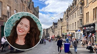 Stadtzentrum von Edinburgh in Schottland