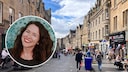 Stadtzentrum von Edinburgh in Schottland