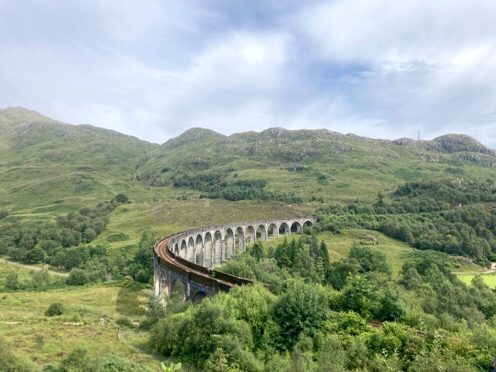 Das Glenfinnan Viaduct – eine der beliebtesten in Schottland