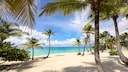 Coconut Palm Beach in Isla Catalina in der Dominikanischen Republik
