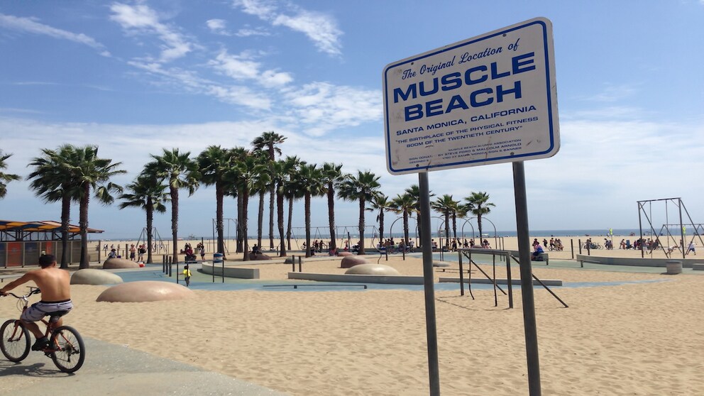 Muscle Beach in Santa Monica