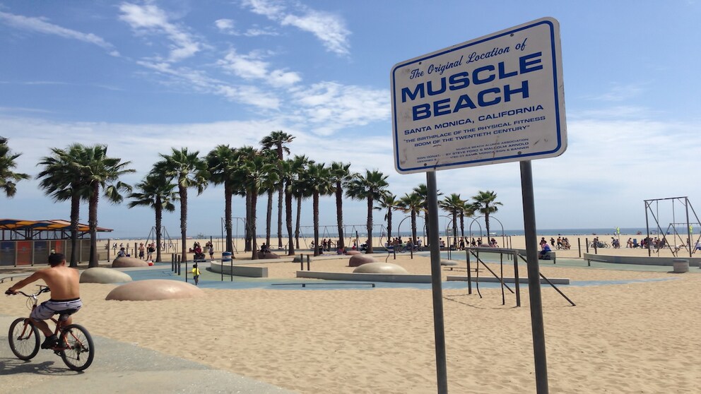 Muscle Beach in Santa Monica