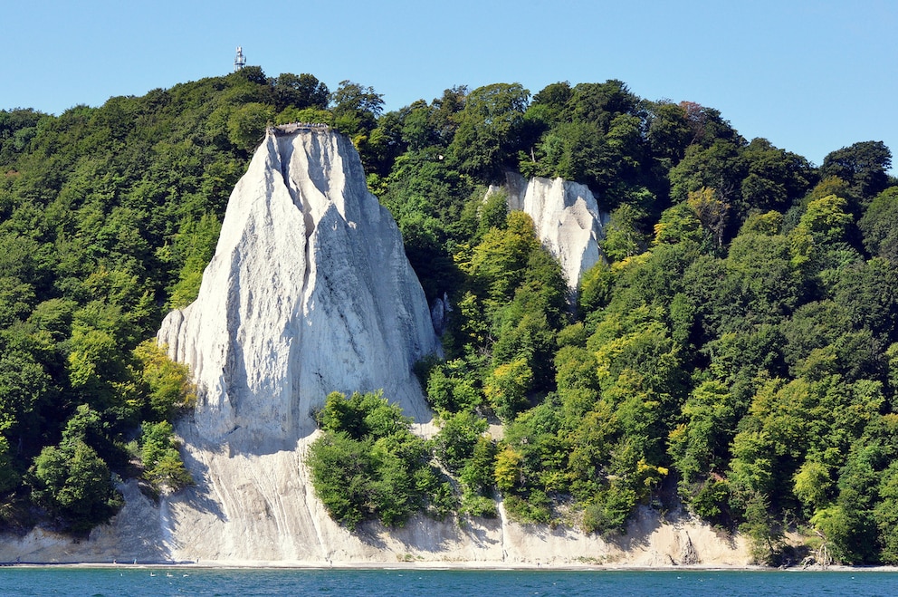 Die Kreidefelsen nördlich von Sassnitz