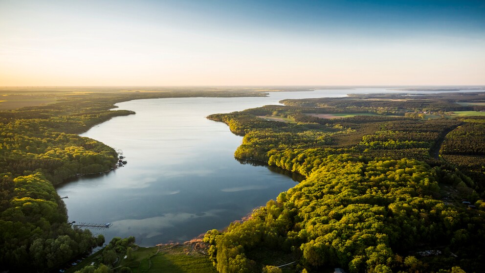 Der Plauer See in Mecklenburg-Vorpommern