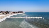 Travemünde an der Ostsee im Winter