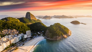 Die Copacabana in Rio de Janeiro zählt zu den absoluten Highlights