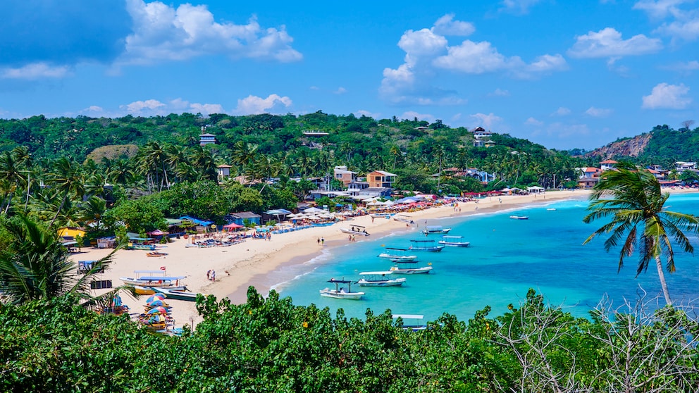 Der Unawatuna Beach in Galle