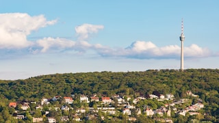 Er ist ein Wahrzeichen der Stadt: der Stuttgarter Fernsehturm, das Vorbild für alle Fernsehtürme der Welt