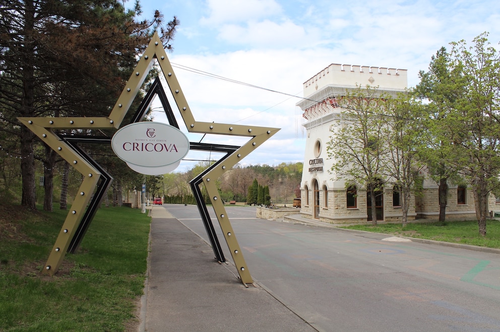 Cricova oberhalb von Chișinău in Moldau