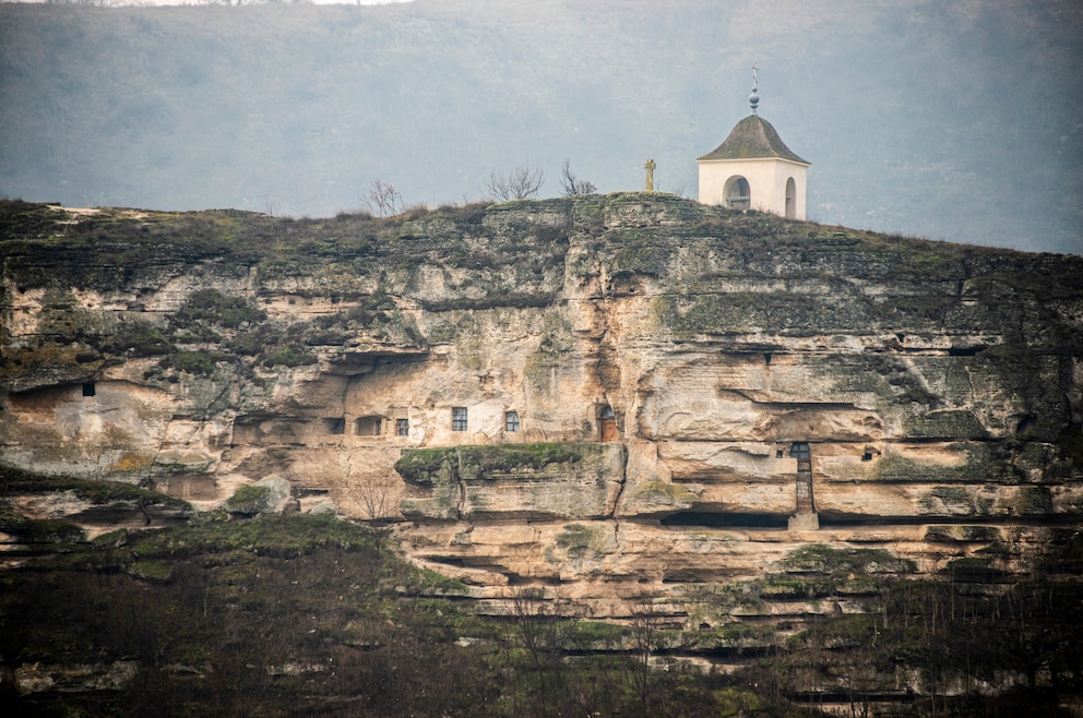 Höhlenkloster Orheiul Vechi in Moldau