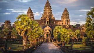TikTok Temple Run Challenge am Angkor Wat