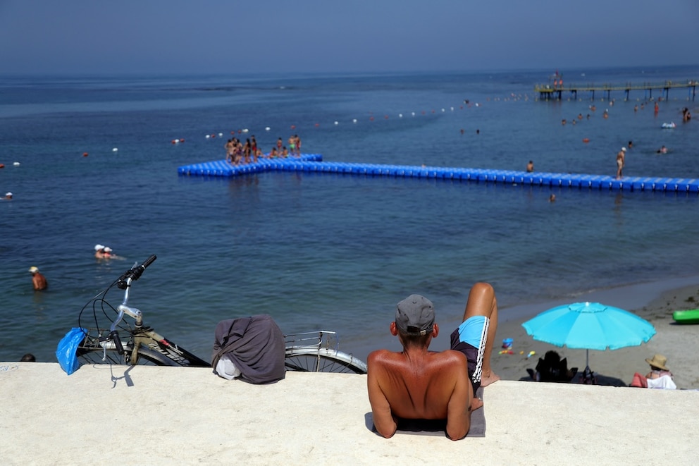 kaum besuchte Strände wie Durrës in Albanien