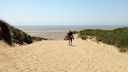 In Europa gibt es noch kaum besuchte Strände, z. B. Camber Sands in England