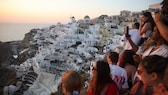 Viele Touristen auf Santorin – auf Mykonos sieht es nicht anders aus