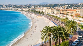 Die Promenade des Anglais in Nizza