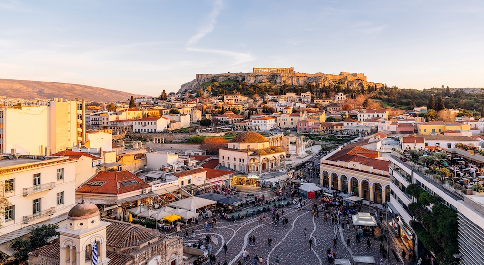 Im spätsommerlichen Oktober zeigt das schöne Athen sich von seiner vielleicht besten Seite