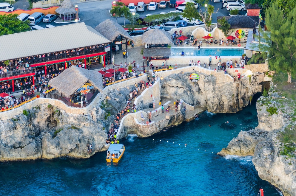 Rick’s Café ist ein karibisches Restaurant in Negril auf Jamaika 